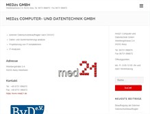 Tablet Screenshot of med21.org